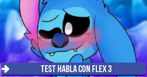 Test: test habla con flex 3