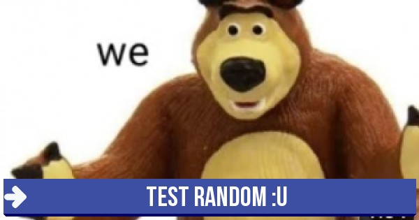Test: Test random :U